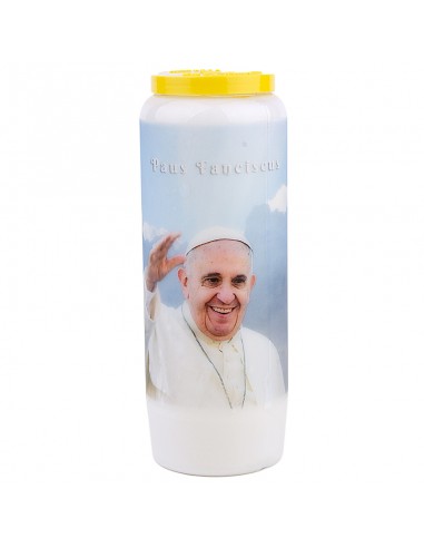 Novena candle to Pope Francis 3 - box of 20 pieces