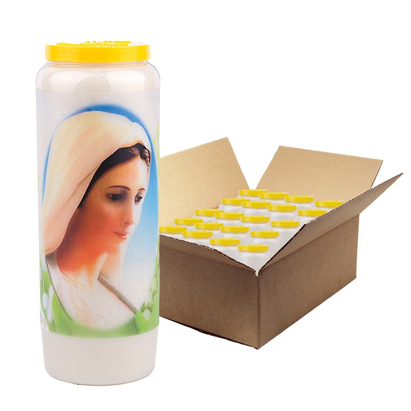 Novena candle to the Virgin Mary 2 - box of 20 pieces