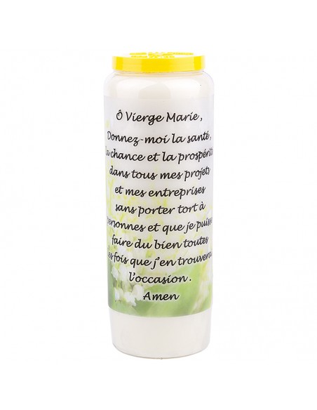 Vela Novena a la Virgen María 2 - caja de 20 piezas