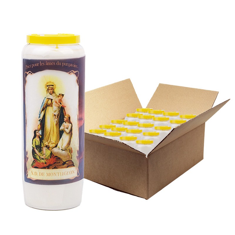 Noveenkaars naar Notre Dame de Montligeon - doos van 20 stuks