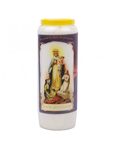 Novena candle to Notre Dame de Montligeon - box of 20 pieces