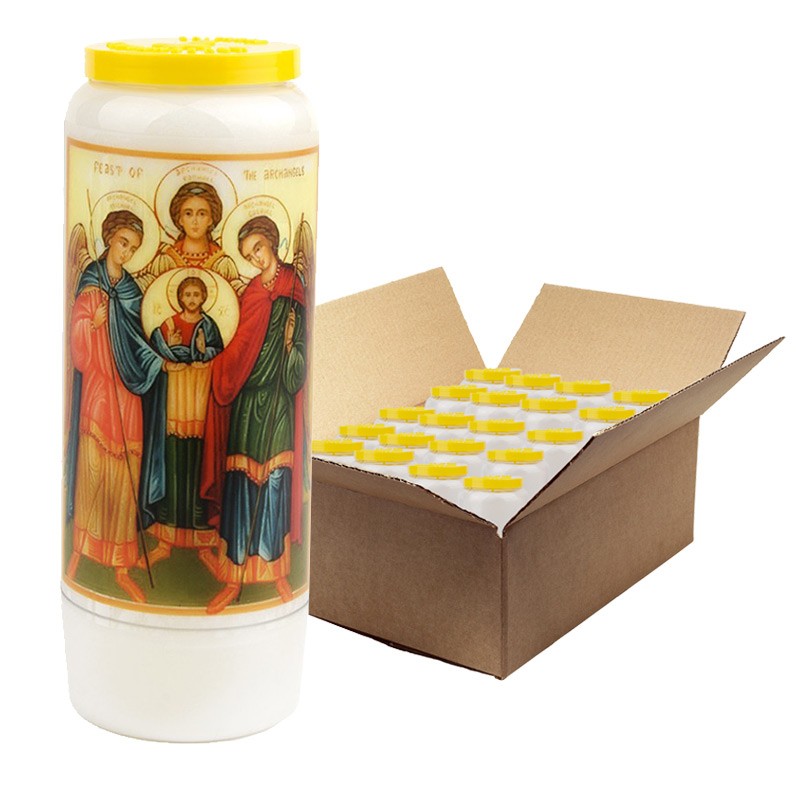 Candela Novena alla Santissima Trinità - scatola da 20 pezzi