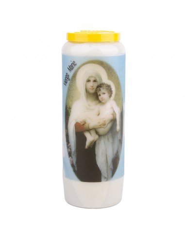 Novena candle to the Virgin Mary model 4 - box of 20 pieces