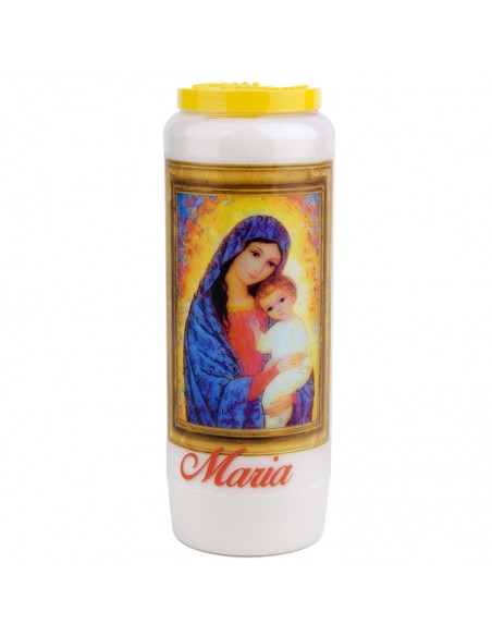 Novena candle to the Virgin Mary model 3 - box of 20 pieces