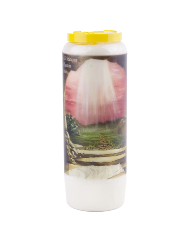 Novena candle to the 15 Stations of the Way of the Cross - box of 20 pieces