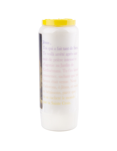 Novena candle to the 15 Stations of the Way of the Cross - box of 20 pieces