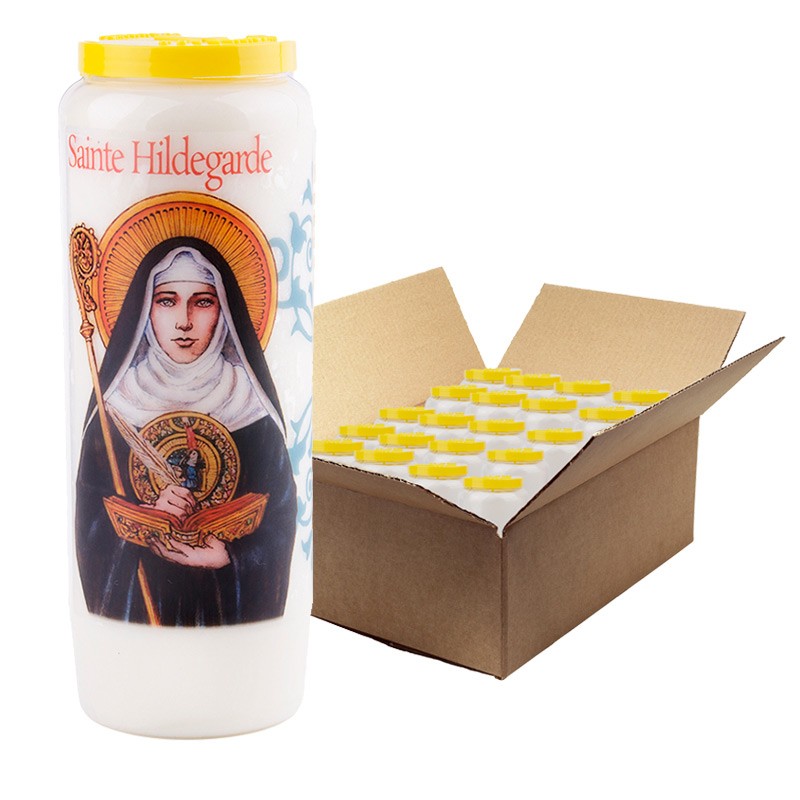 Vela Novena a Santa Hildegarda - caja de 20 piezas
