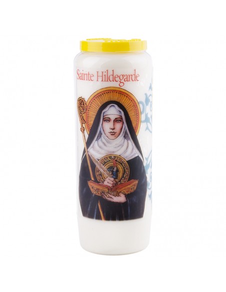 Novena candle to Saint Hildegard - box of 20 pieces