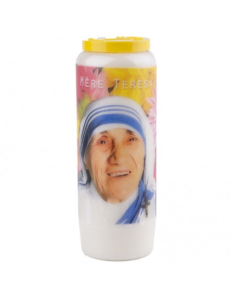 Vela de Novena a la Madre Teresa - caja de 20 piezas