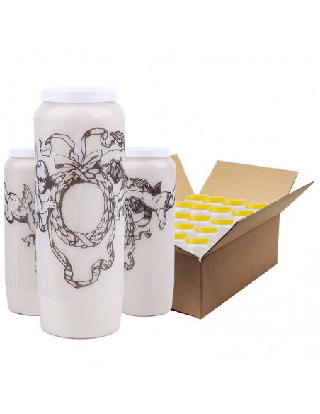 Vela Novena a los Ángeles - caja de 20 piezas