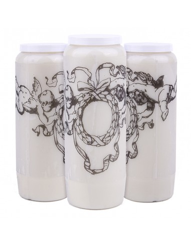 Novena candle to the Angels - box of 20 pieces