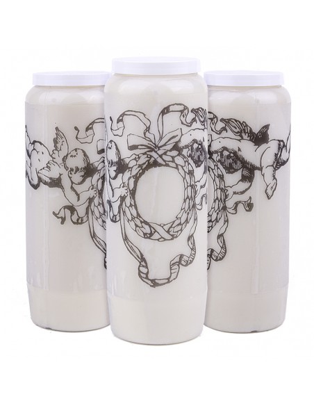 Novena candle to the Angels - box of 20 pieces