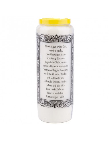 Novena candle to Jesus - model 4 - box of 20 pieces