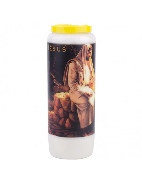 Novena candle to Jesus - Well 2 - box of 20 pieces