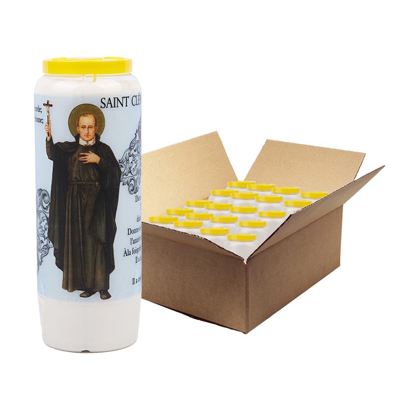 Vela Novena a San Clemente - caja de 20 piezas