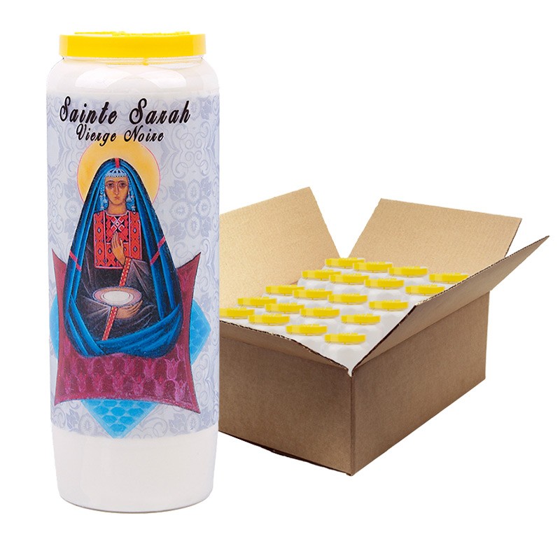Noveenkaars voor Sint Sarah - doos van 20 stuks