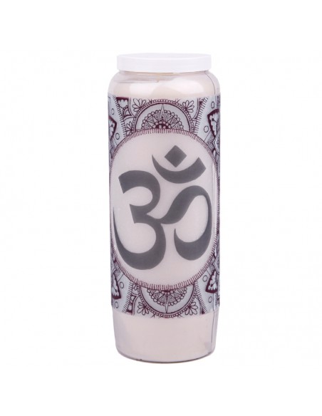 Aum symbol novena candle - box of 20 pieces