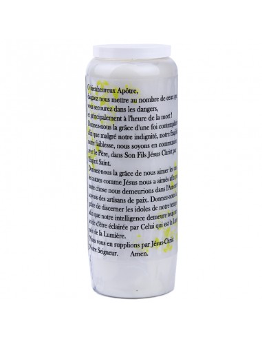 Novena candle to Saint Thomas - box of 20 pieces