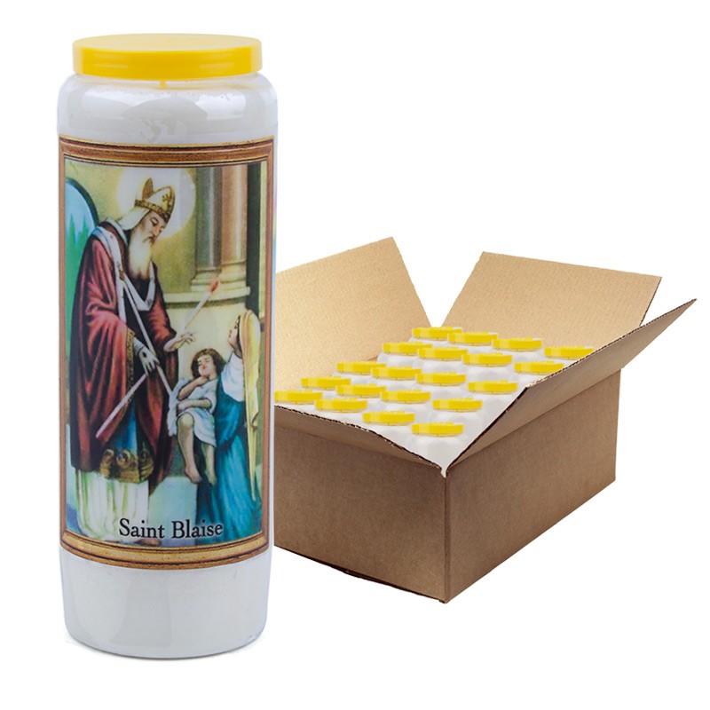 Noveenkaars naar Saint Blaise - doos van 20 stuks