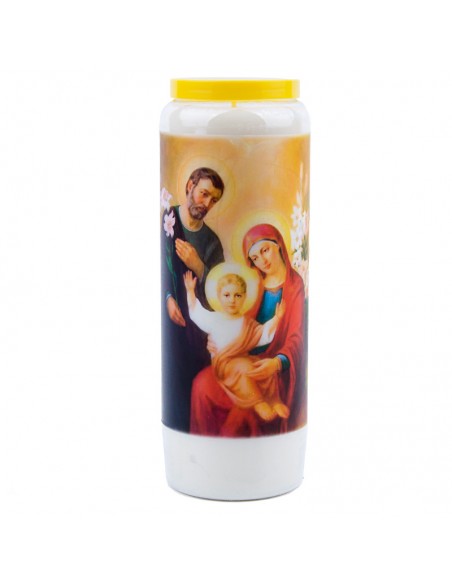 Candela Novena alla Sacra Famiglia 2 - scatola da 20 pezzi