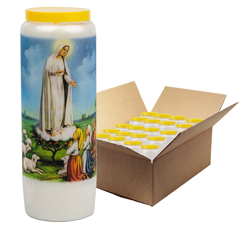 Candela Novena a Fatima - Apparizione - scatola da 20 pezzi