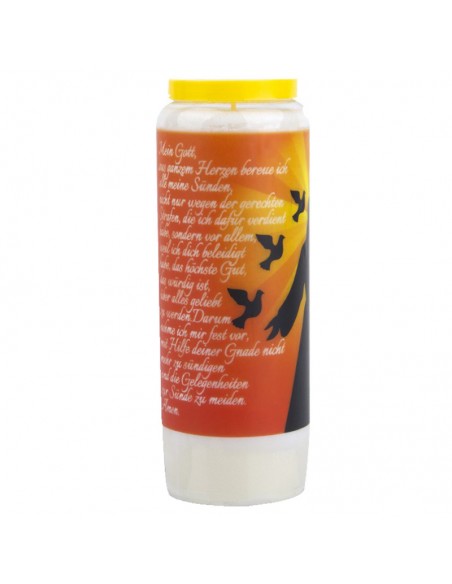 Candela novena preghiera a Dio modello 3 - scatola da 20 pezzi