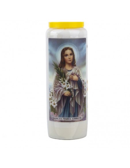 Oración de velas novena a Santa María Goretti - caja de 20 piezas