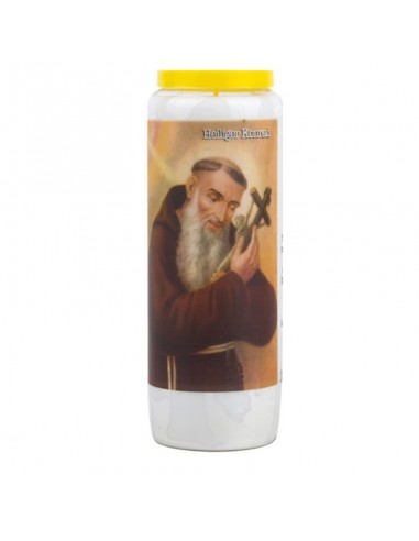 Oración de velas novena a San Conrado - caja de 20 piezas