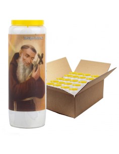 Oración de velas novena a San Conrado - caja de 20 piezas