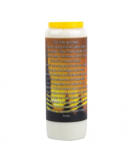 Novena candle prayer Your Will - box of 20 pieces