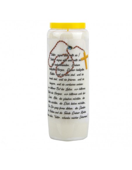 Novena candle Father, bless us - box of 20 pieces