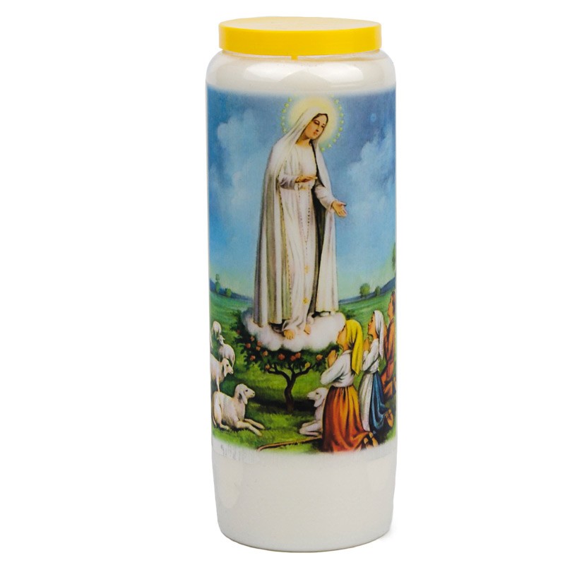 Novena candle to Fatima