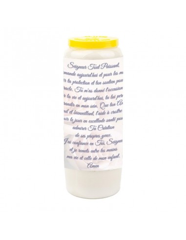 Novena candle for a mother-to-be 2 - box of 20 pieces