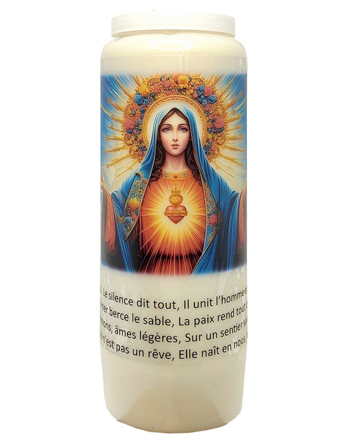 Vela de novena al Sagrado Corazón de María - Brazos abiertos - 33