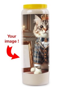 Noveenkaars Kat met uw foto / jouw foto