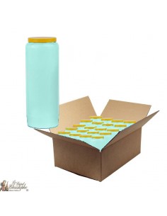Velas de novena azul claro - caja de 20 piezas