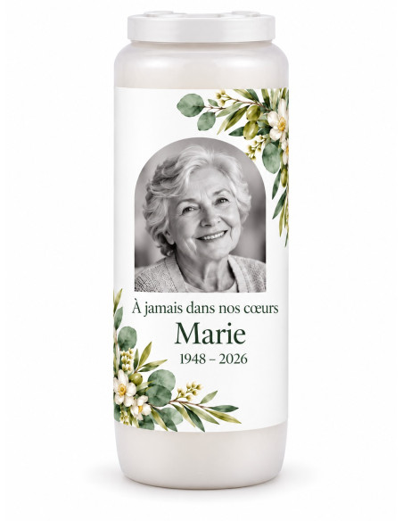 Novena candle for the deceased 3 - customizable
