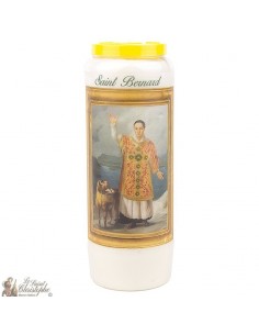 Bougie Neuvaine à Saint Bernard - prière Français