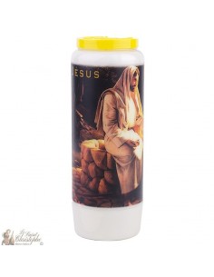 Bougie Neuvaine à Jésus - prière Français