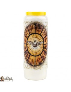 Bougie Neuvaine du Saint Esprit prière Français - Modèle 1