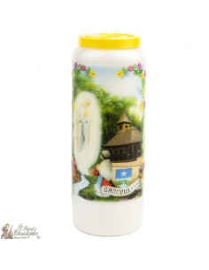 Bougie Neuvaineà la Vierge de Banneux - prière Allemand