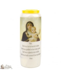 Bougie Neuvaine pour les parents - prière néerlandais