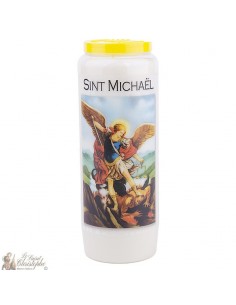 Bougie Neuvaine à Saint Michel modèle 2 - prière néerlandais