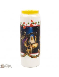 Bougie Neuvaine de Noël - prière français