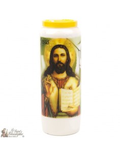 Bougie Neuvaine à Jésus modèle 2 - prière Allemand