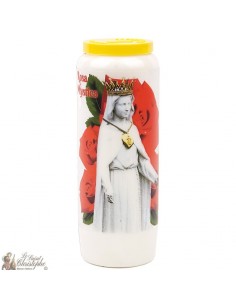 Bougie Neuvaine à notre dame des roses - prière allemand