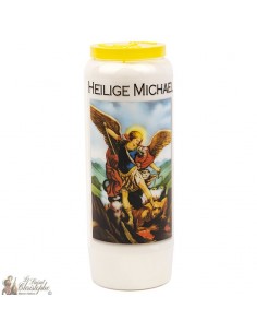 Bougie Neuvaine de Saint Michel modèle 2 - prière allemand