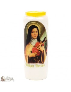 Bougie Neuvaine à Sainte Thérèse - prière allemand