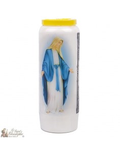 Bougie Neuvaine à la Vierge Sainte - prière français
