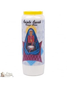 Bougie Neuvaine à Sainte Sarah - prière français